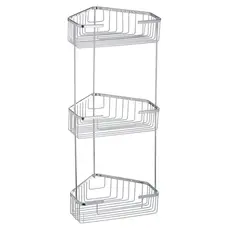 Полиця у ванну кутова 3-ярусна Zerix LR335-2 (LL1453)