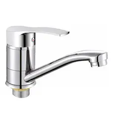 Змішувач для умивальника Cron Focus 555-15 СМ гайка (CR0227)