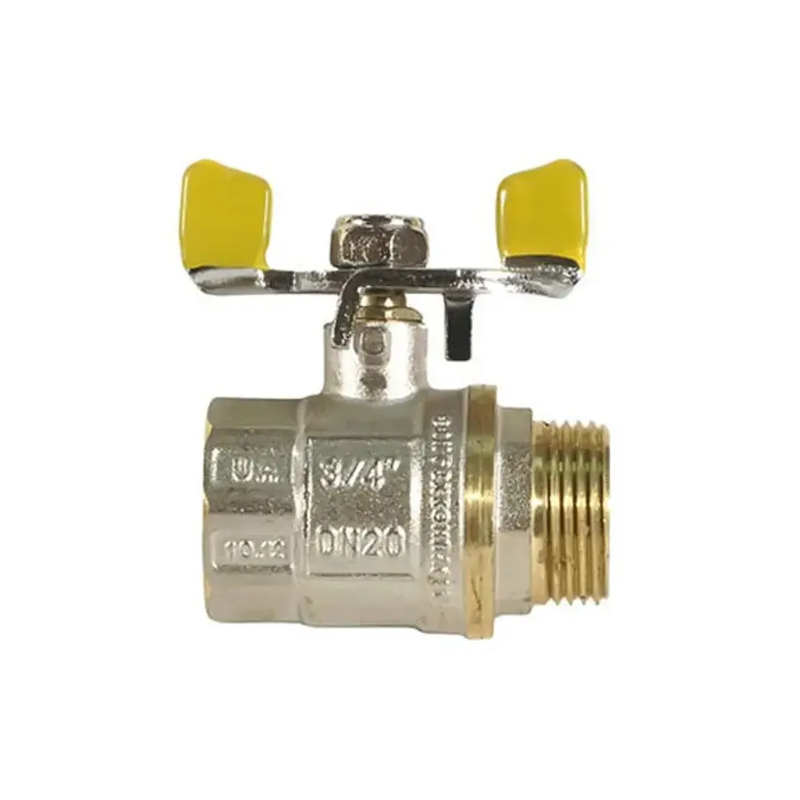 Кран кульовий СК 3/4" ГШМ YELLOW ART.607 (SK0102)