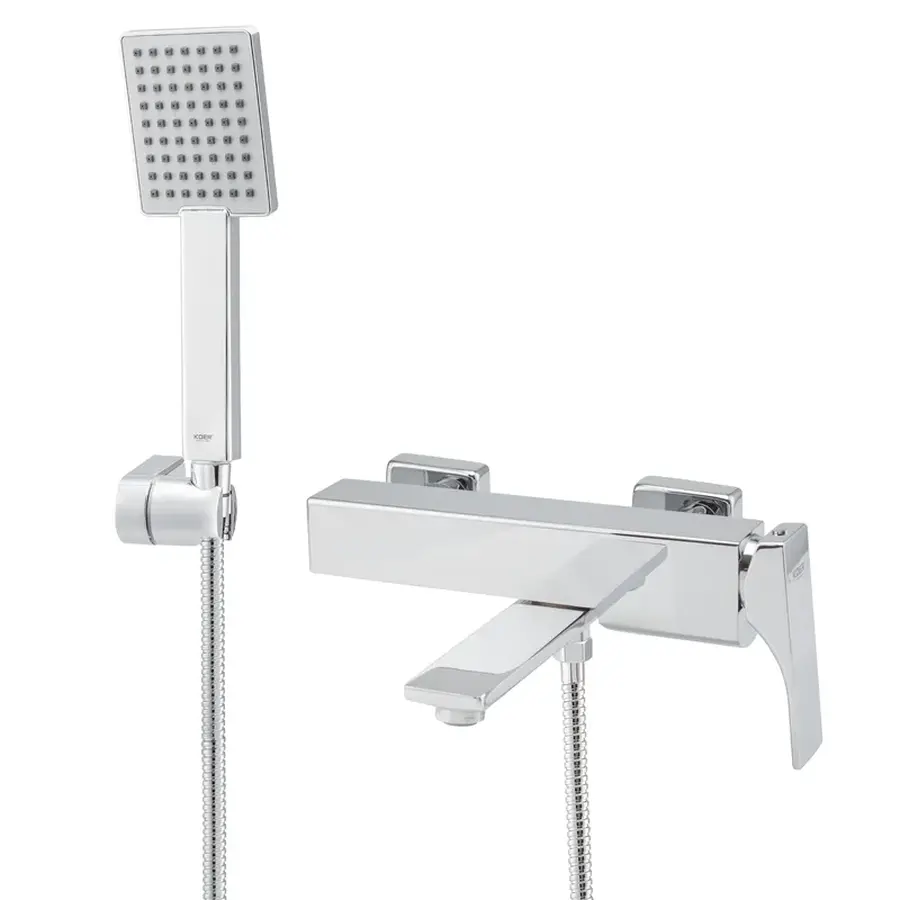 Змішувач для ванни з коротким виливом Koer KB-41010-01 (Колір хром) (KR3484)