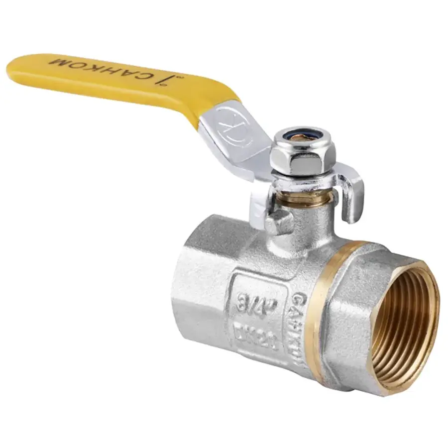 Кран кульовий СК 3/4" ГГВ YELLOW art. 602 (WP0087)