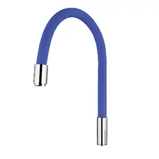 Вилив для змішувача гнучкий синій Mixxus Premium (MI0563)