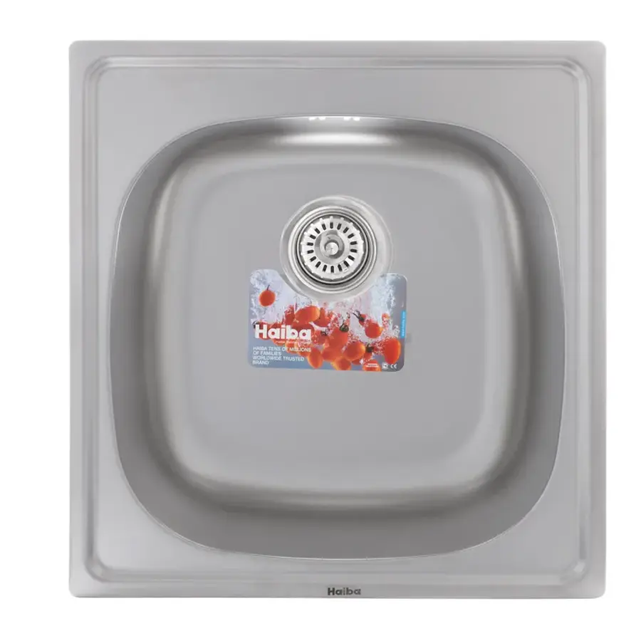 Мийка кухонна Haiba 50x47 (decor) (HB0541)