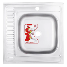 Мийка кухонна Zerix Z6060R-04-160E (Satin) (ZM0609)