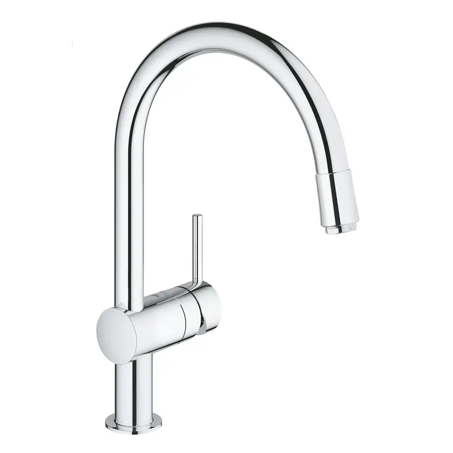 Змішувач для кухні з висувним виливом Grohe Minta (32918000)
