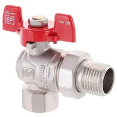 Кран з американкою кутовий 1/2" Europroduct EP.410 (EP2959)