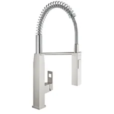 Змішувач для кухні з гнучким виливом Grohe Eurocube (31395DC0)
