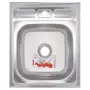 Кухонна мийка накладна Zerix Z5060-04-160E (Satin) (ZX1610)