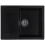 Мийка кухонна Zerix ZS-6550S-14 Чорний металік (ZX4546)