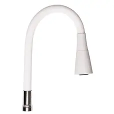 Вилив для змішувача гнучкий білий Zerix SPS-02 (ZX3040)