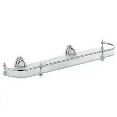 Полиця для ванної кімнати скляна Zerix LR1507 (LL1406)