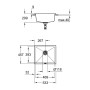 Композитна мийка для кухні Grohe K700U (31654AP0)