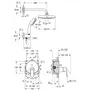 Душова система прихованого монтажу зі змішувачем Grohe Eurosmart Cosmopolitan (25219001)
