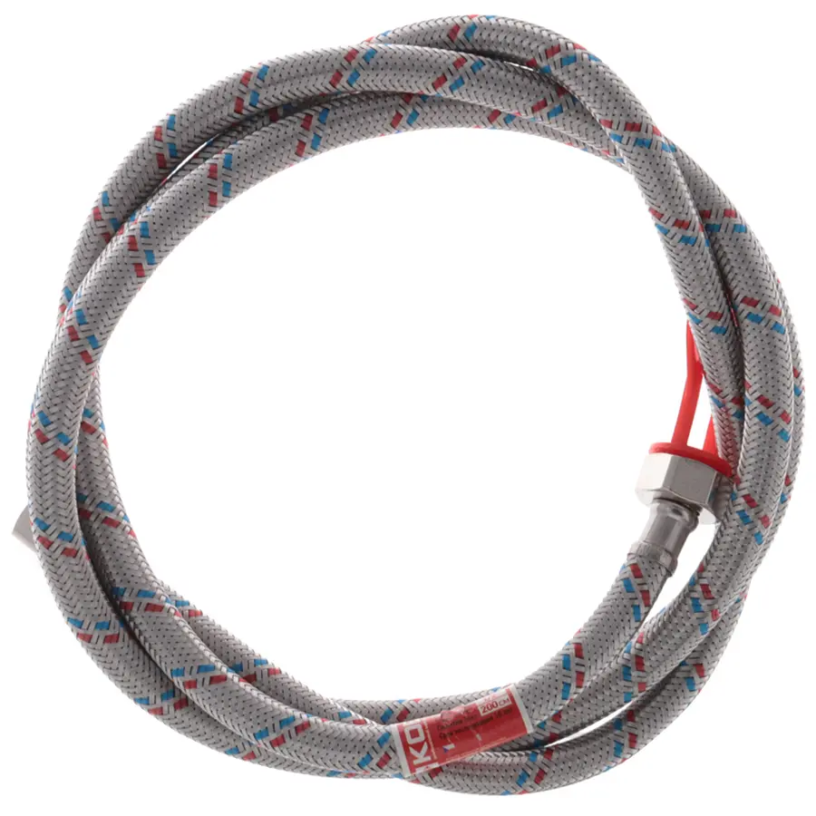 Гнучкий шланг для підключення води гайка 1/2'' - гайка 1/2'' (200 см) Koer (KR0261)