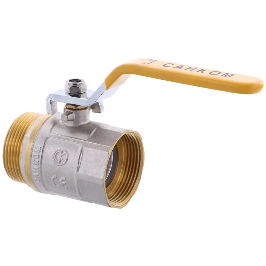 Кран кульовий СК 1 1/2" ГШВ YELLOW ART.607 (WP0083)