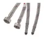 Гнучкі шланги для змішувача гайка 1/2'' - Штуцер M10 (120 см) 2 шт (силик. оболонка) Zerix (ZX3033)