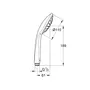 Ручний душ, 1 режим струменя Grohe Euphoria (27265000)