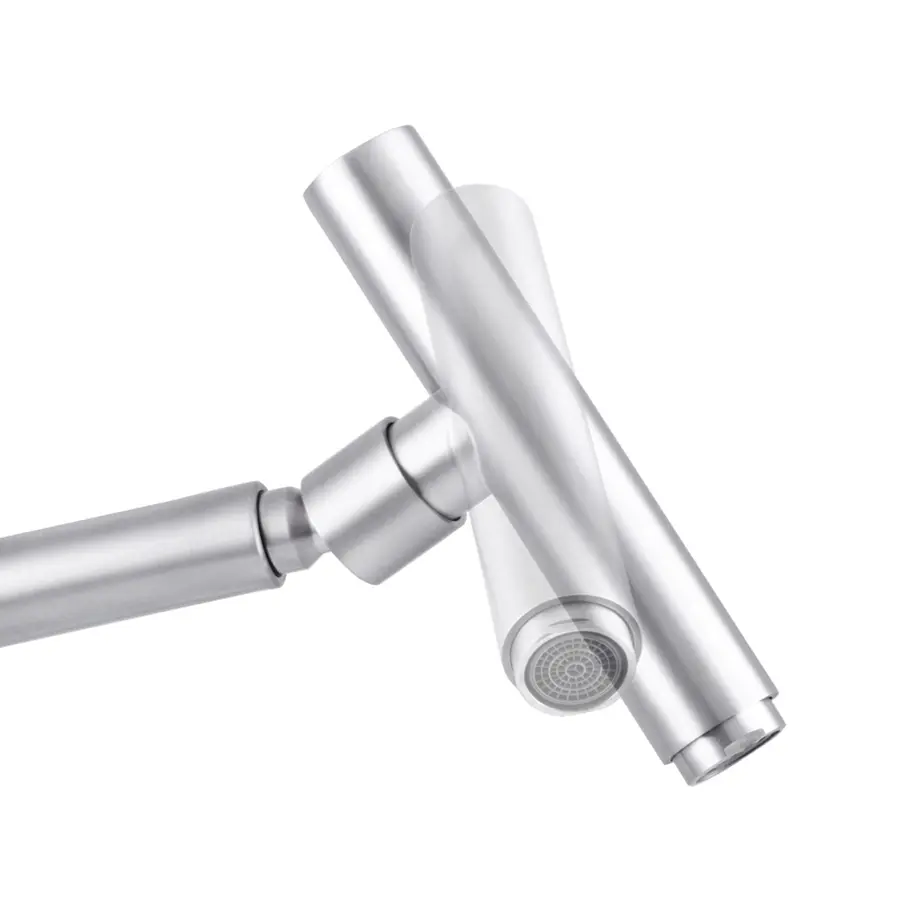 Змішувач для кухні Haiba SUS 017 з поворотним виливом (HB3897)