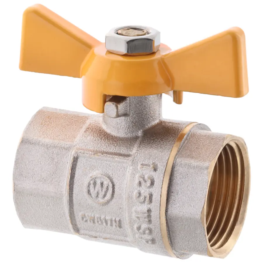 Кран кульовий СК 3/4" ГГМ YELLOW art. 602 (WP2918)