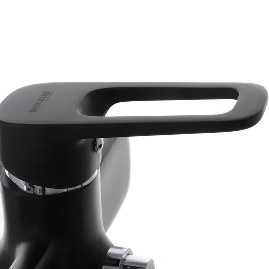 Змішувач для кухні Cron Magic 004 (чорна ручка) (CR0105)