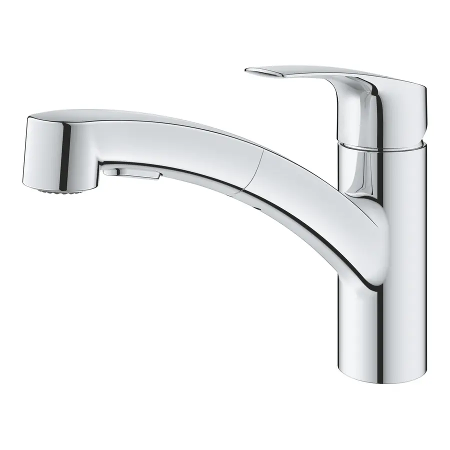 Змішувач для кухні з висувним виливом Grohe Eurosmart New (30305001)