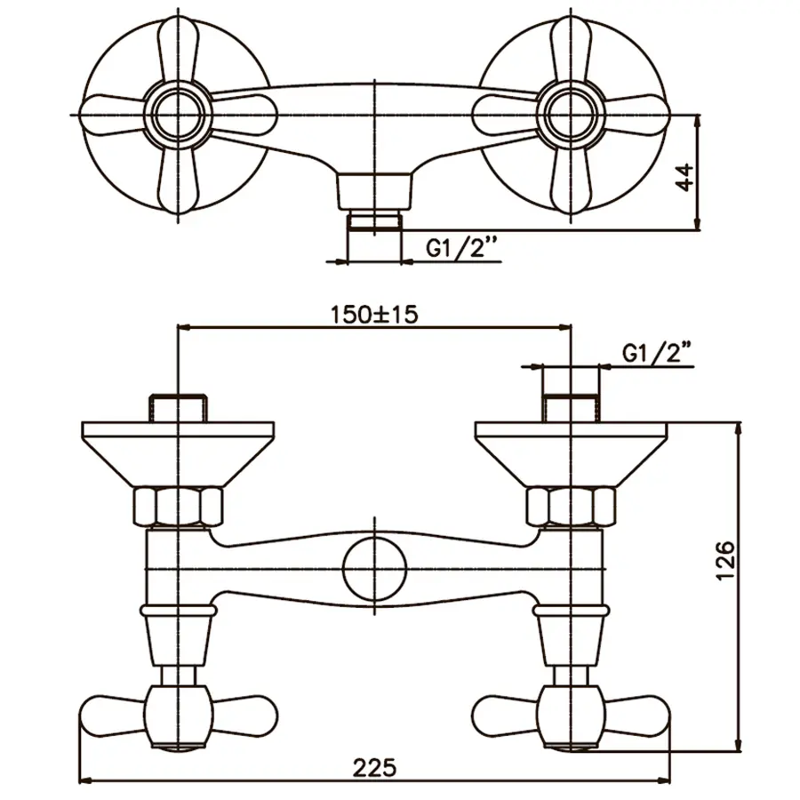 Змішувач для душа Haiba Dominox 003 (HB0060)
