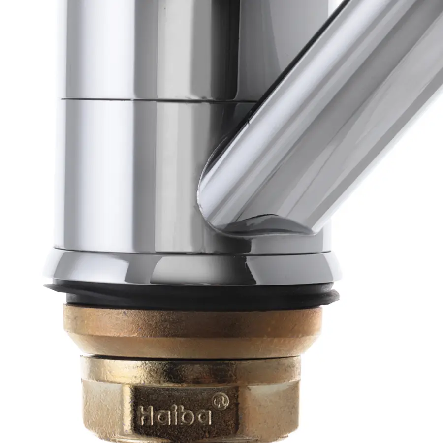 Змішувач для умивальника Haiba MARS 555 (вилив 15 см) (HB0269)