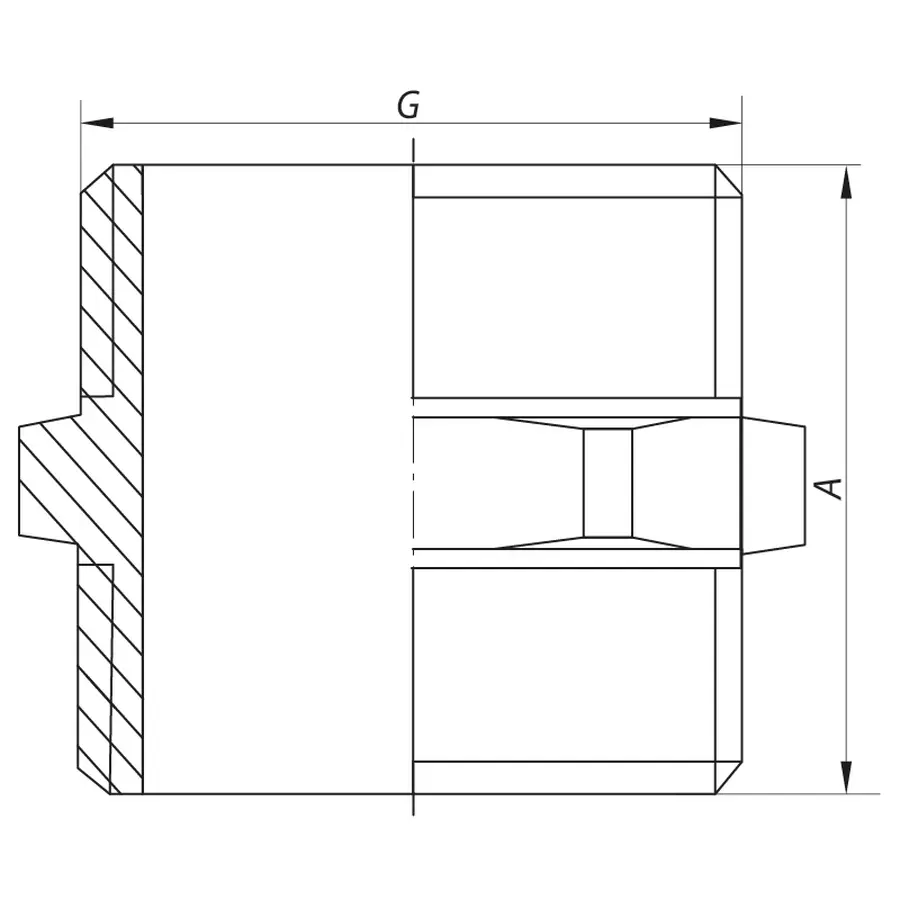 Ніпель 1-1 / 2 "Koer KF.N16 (KF0032)