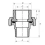 Згін-американка ЗР 50x1.1 / 2M PPR Koer K0139.PRO (KP0175)