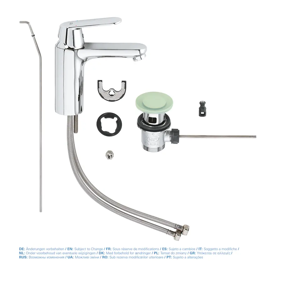 Змішувач для раковини M-розміру Grohe Eurosmart Cosmopolitan (23325000)