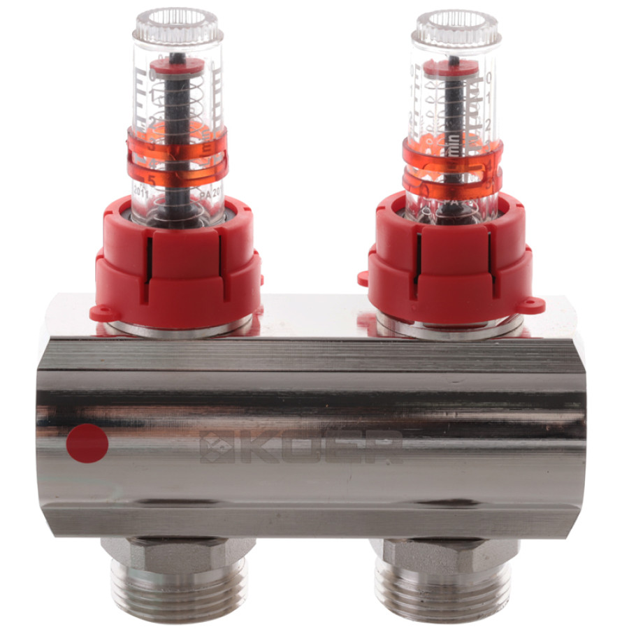 Кран з американкою 1/2" "антіпротечка"(Koer KR.228.W-Gi) кутовий білий (KR0195)