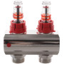 Кран з американкою 1/2" "антіпротечка"(Koer KR.228.W-Gi) кутовий білий (KR0195)
