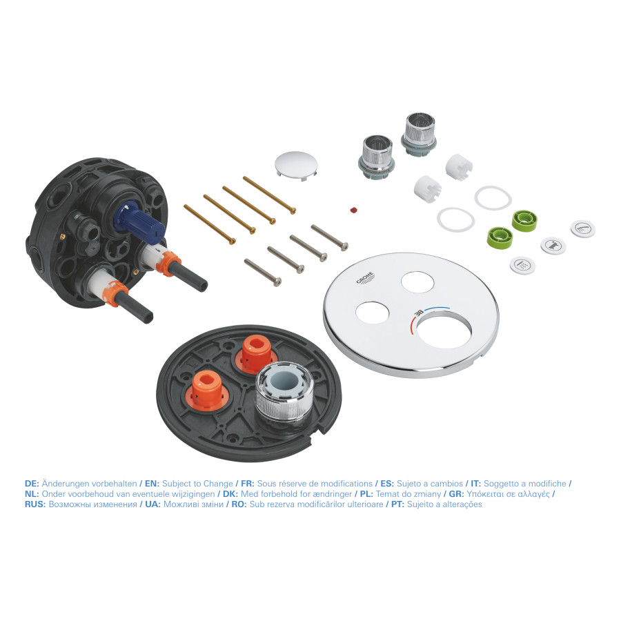 Термостат прихованого монтажу на 2 споживача Grohe Grohtherm SmartControl (29119000)