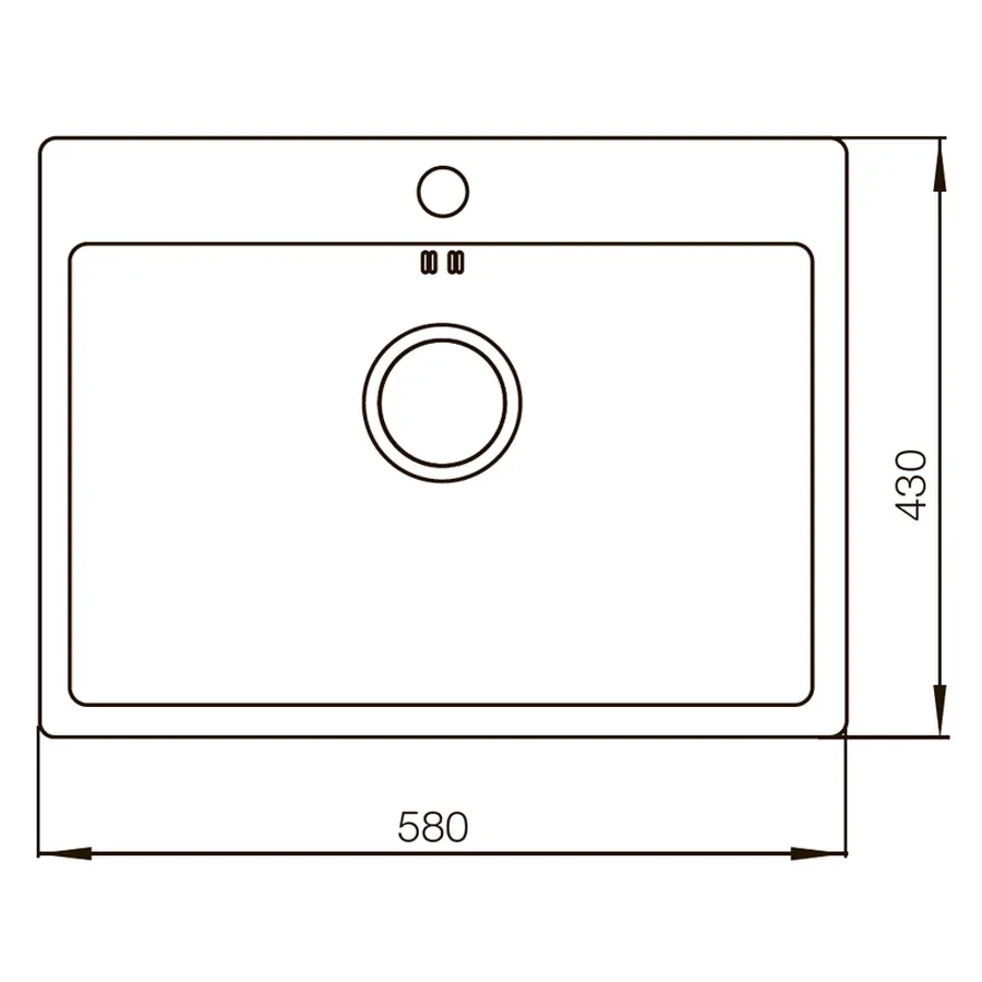 Мийка MIXXUS MX5843-200x1.0-SATIN (MX0575)