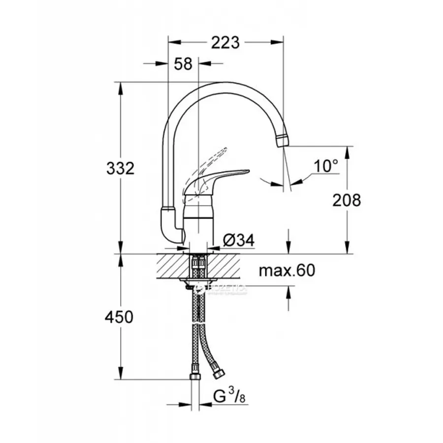 Набір змішувачів Grohe Eurosmart M-Size (123248MK)