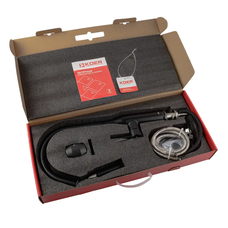 Змішувач для кухні з виходом для питної води KOER KB-72001-07 (KR3393)