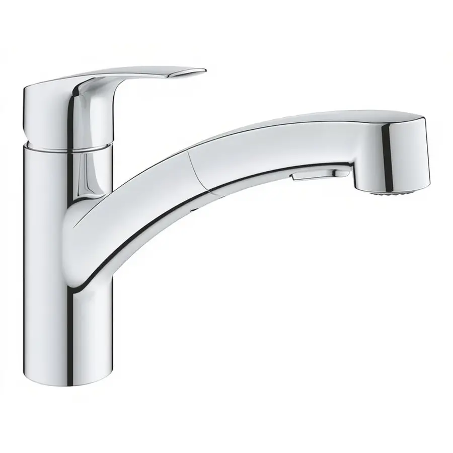 Змішувач для кухні з висувним виливом Grohe Eurosmart New (30305001)