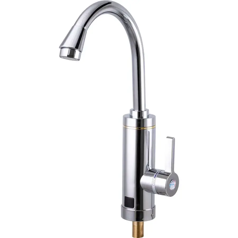 Водонагрівач 3 kW проточний, з індикатором температури, на мийку, ПЗВ ZERIX ELW09-EP (ZX2808)