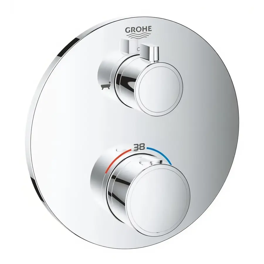 Термостат прихованого монтажу на 2 споживача Grohe Grohtherm Convent. Concealed (24077000)