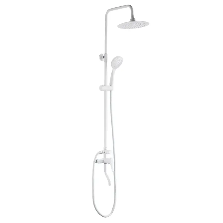 Душевая колонна Plamix Rain-009-J White – стильный душевой гарнитур для комфорта