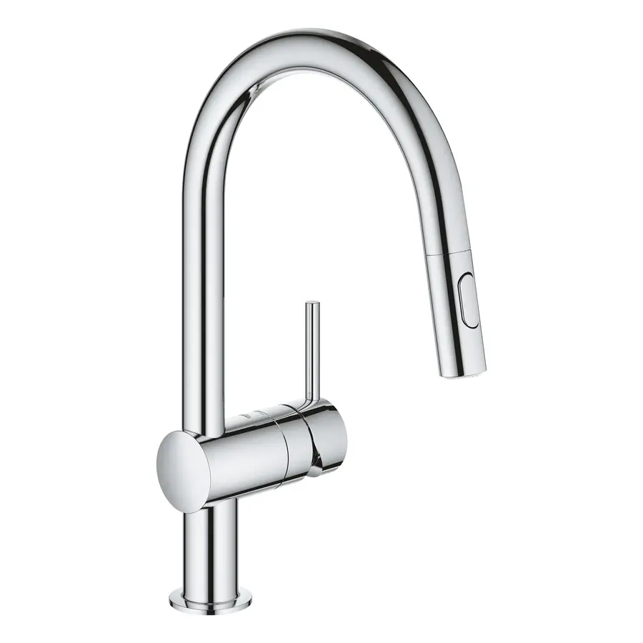 Змішувач для кухні з висувним виливом Grohe Minta (32321002)