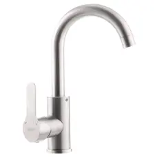 Змішувач для умивальника з нерж. стали SUS304 ZERIX DAX-001 (ZX3118)