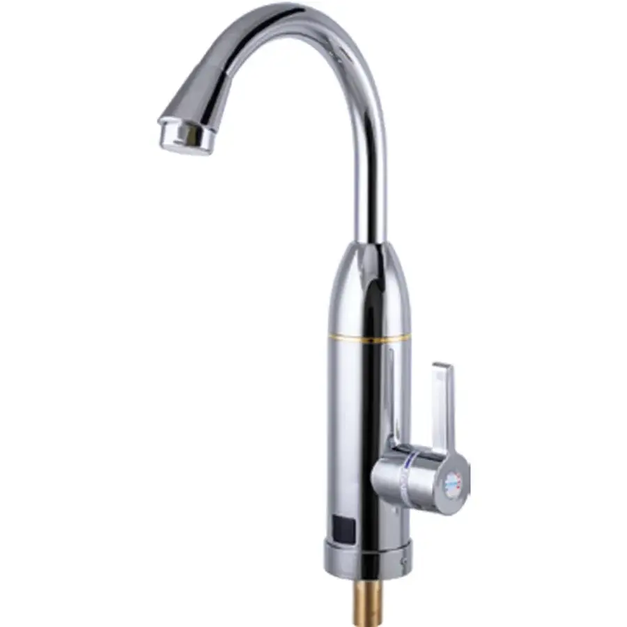 Водонагрівач 3 kW проточний, з індикатором температури, ПЗВ, на мийку ZERIX ELW03-EP (ZX4771)