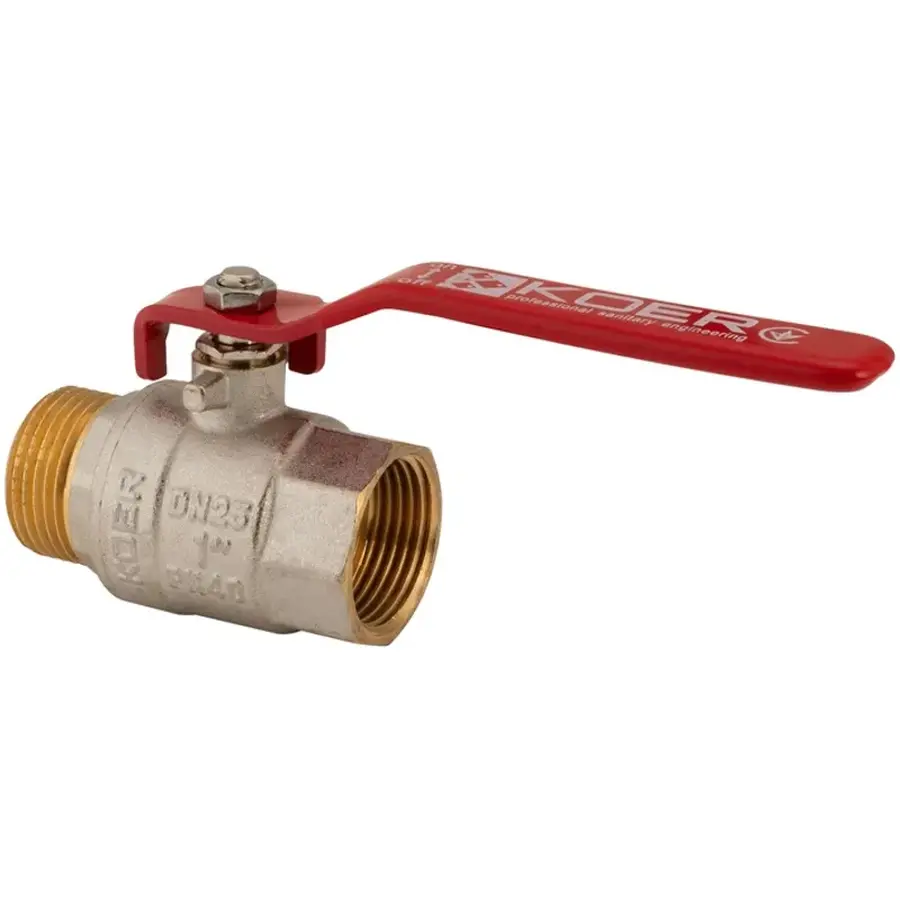 Кран кульовий Koer 1" ГШР (KR.215) (KR0029)