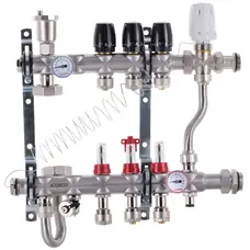 Колектор з вбудованим змішув. вузлом Koer KR.S1013-3 1" х3 SUS304 і євроконус 3/4-16 (KR2946) Колектор з вбудованим змішув. вузлом Koer KR.S1013-3 1" х3 SUS304 і євроконус 3/4-16 (KR2946)