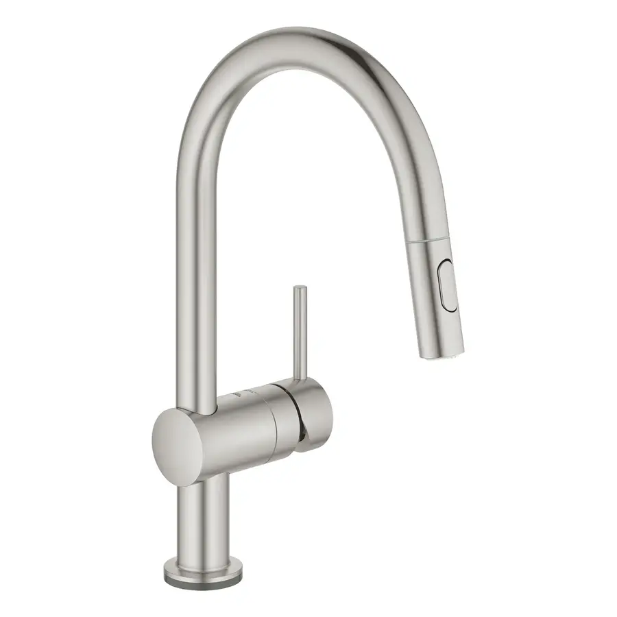 Сенсорний змішувач для кухні з висувним виливом Grohe Minta Touch (31358DC2)