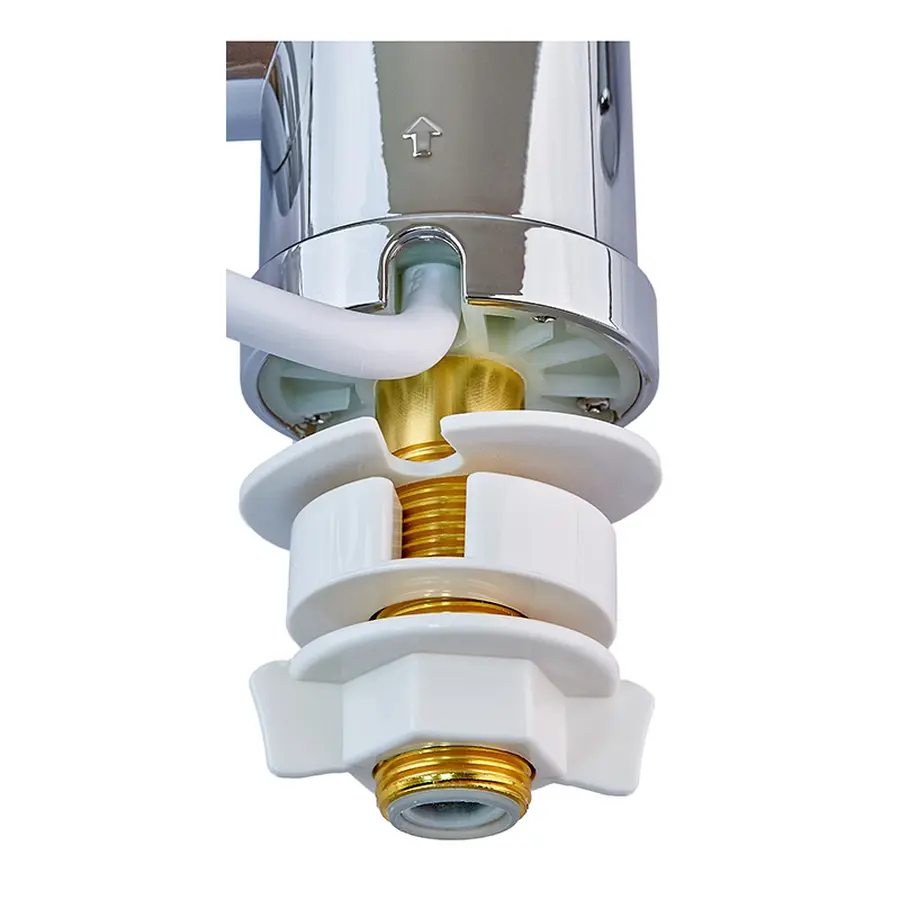 Водонагрівач 3,3 kW проточний, з індикатором температури, рефлекторний вилив ZERIX ELW14-EF (ZX4784)