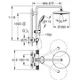 Душова система з термостатом для душа Grohe Euphoria System (27615002)