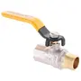 Кран кульовий Europroduct EP.211 - 1/2" FM ГШВ YELLOW, ручка "важіль" жовта (EP2951)