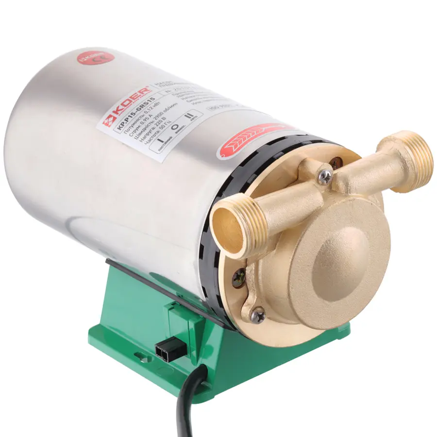 Насос підвищення тиску Koer KP.P15-GRS15 (з гайками, кабелем і вилкою) (KP0255)